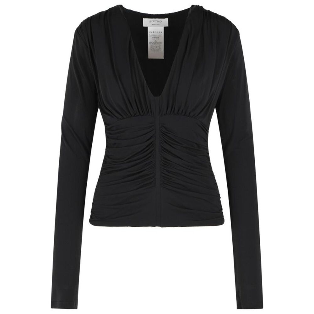 Sportmax 'Beato' Black Viscose Top Women
